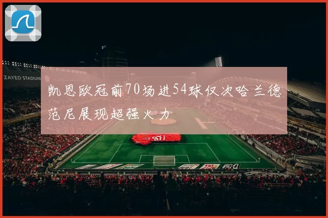 凯恩欧冠前70场进54球仅次哈兰德范尼展现超强火力